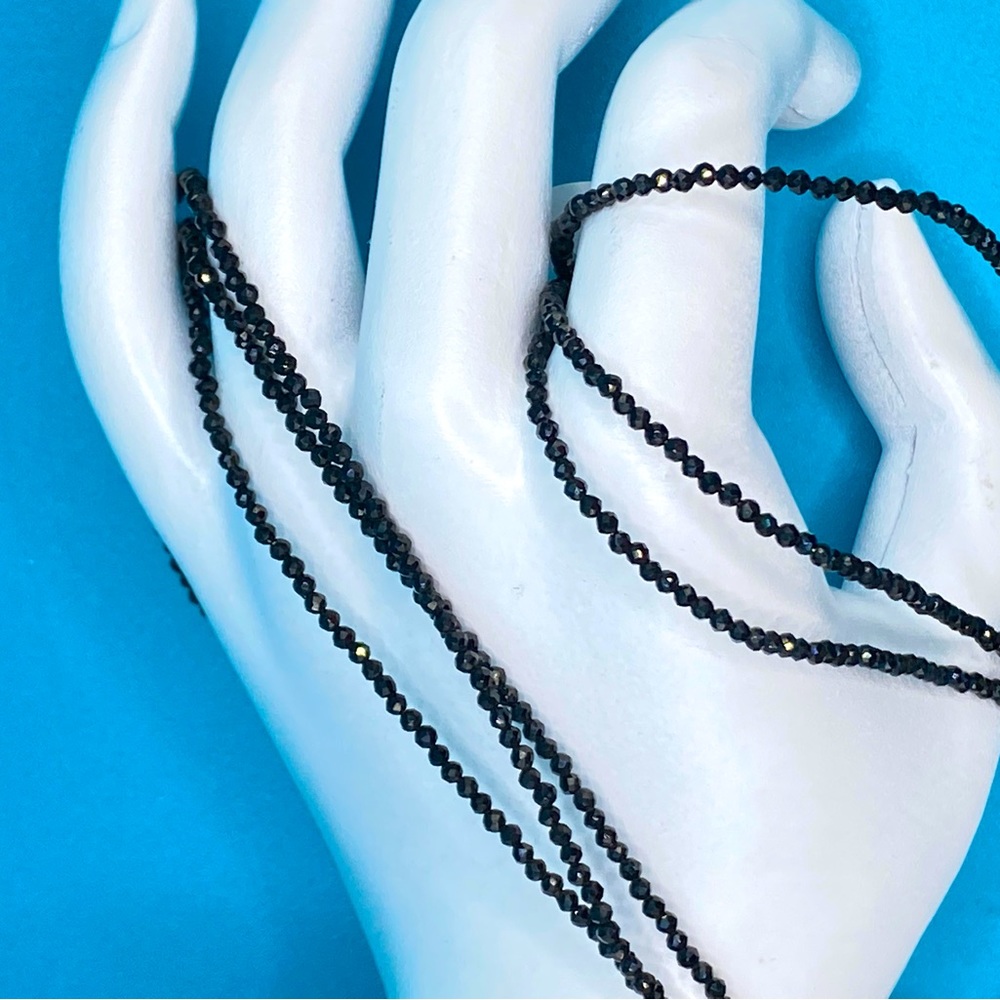 NWT Thai Black Spinel Necklace